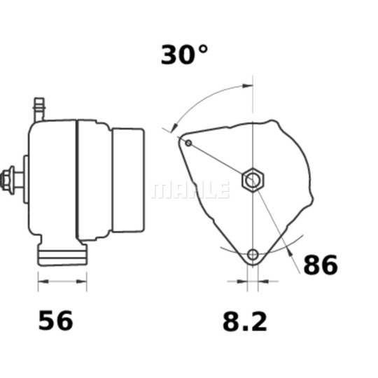 MG 119 - Alternator 