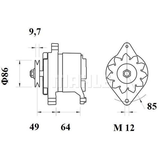 MG 151 - Alternator 