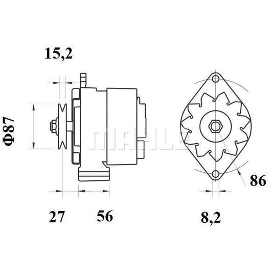 MG 215 - Alternator 