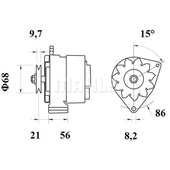 MG 187 - Alternator 