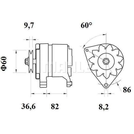 MG 241 - Alternator 