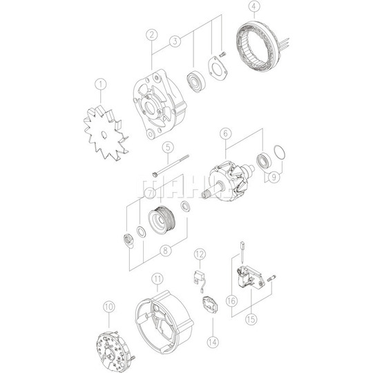 MG 223 - Alternator 