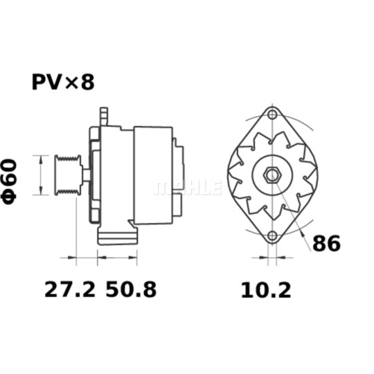 MG 268 - Alternator 