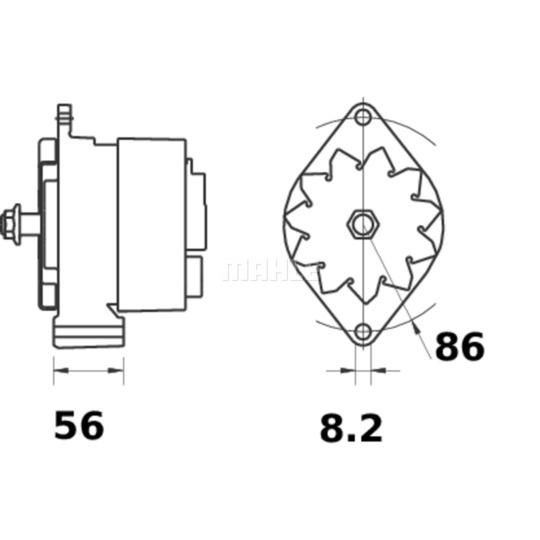 MG 270 - Alternator 