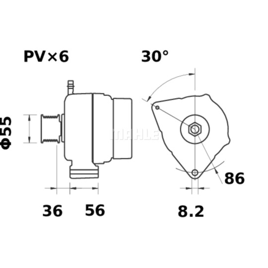 MG 305 - Alternator 