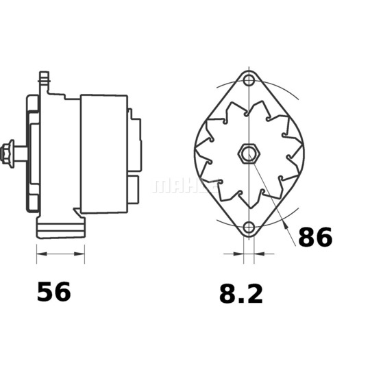 MG 313 - Alternator 