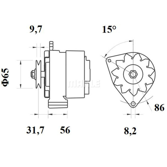 MG 347 - Alternator 