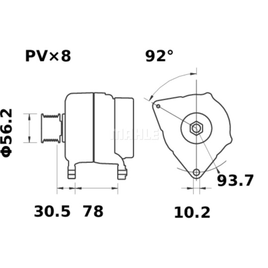 MG 38 - Alternator 