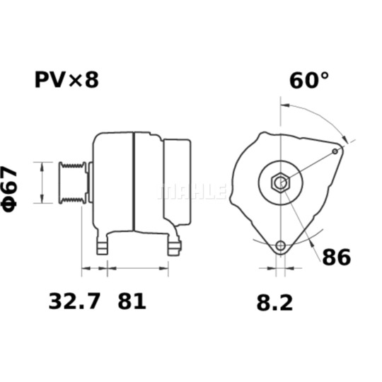 MG 404 - Alternator 