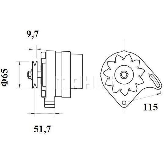 MG 432 - Alternator 