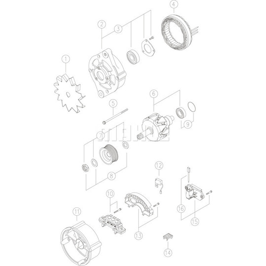 MG 432 - Alternator 