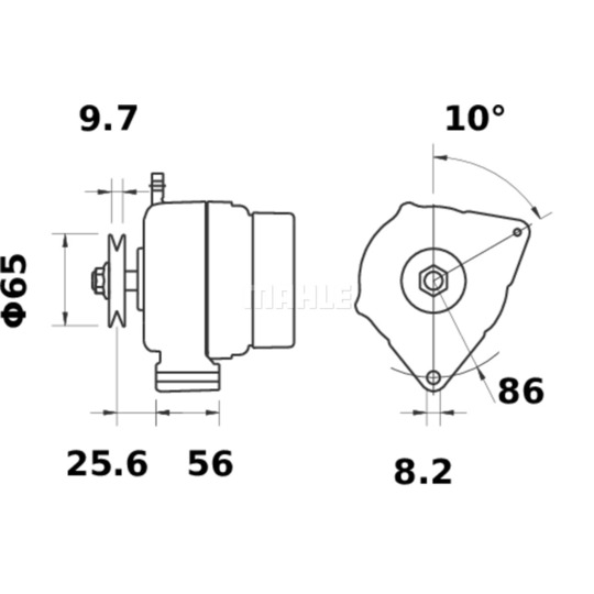 MG 534 - Alternator 