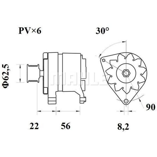 MG 791 - Alternator 