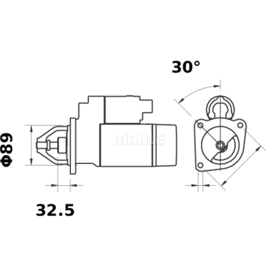 MS 299 - Startmotor 