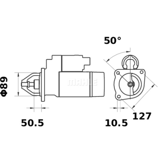 MS 41 - Startmotor 