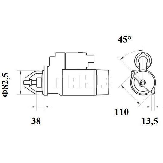 MS 722 - Starter 