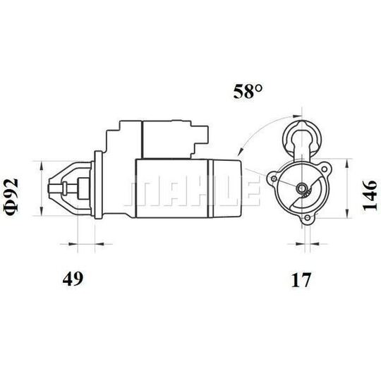 MS 731 - Starter 