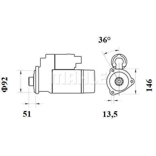 MS 783 - Starter 