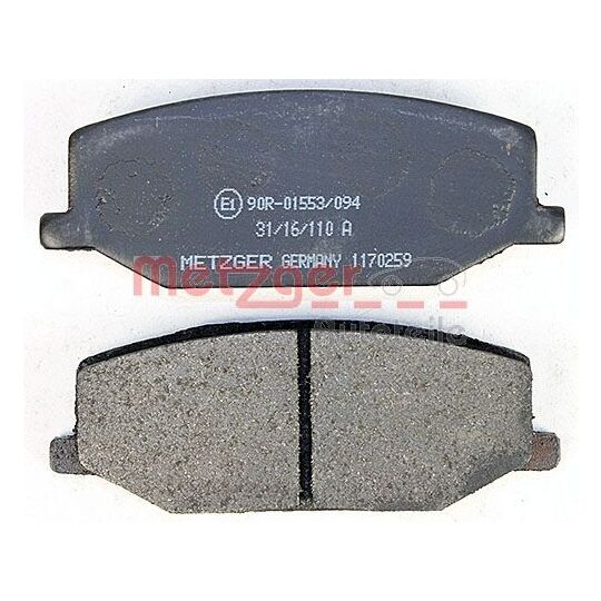 1170259 - Brake Pad Set, disc brake 