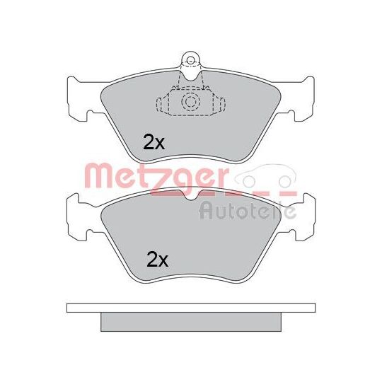 1170279 - Brake Pad Set, disc brake 