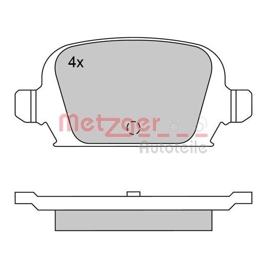 1170324 - Brake Pad Set, disc brake 