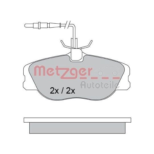 1170386 - Brake Pad Set, disc brake 