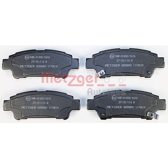 1170519 - Brake Pad Set, disc brake 