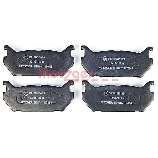1170549 - Brake Pad Set, disc brake 
