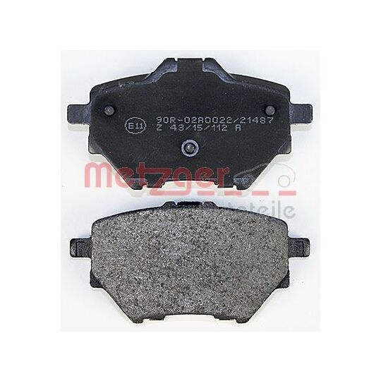 1170798 - Brake Pad Set, disc brake 