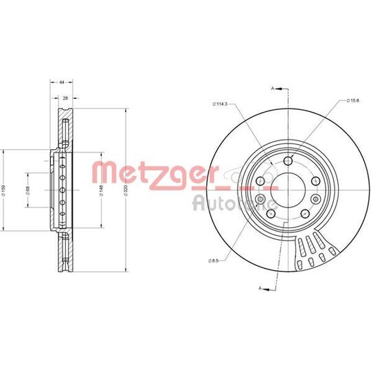 6110002 - Brake Disc 