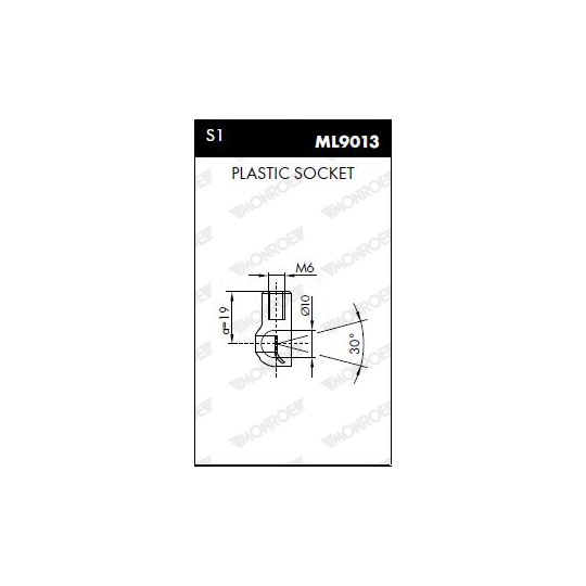 ML6286 - Gas Spring, boot-/cargo area 