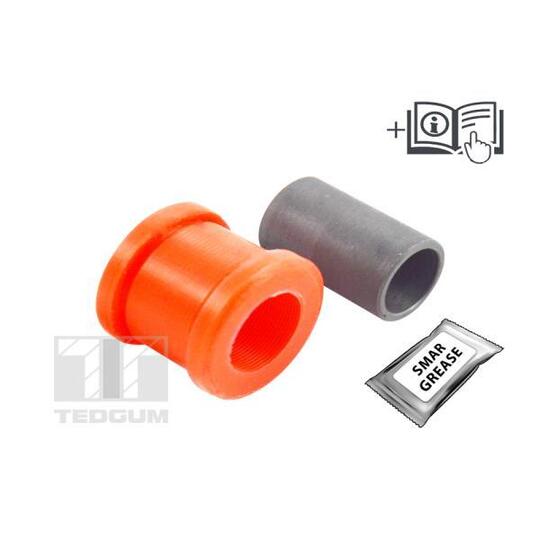 TED43586 - Mounting, shock absorbers 