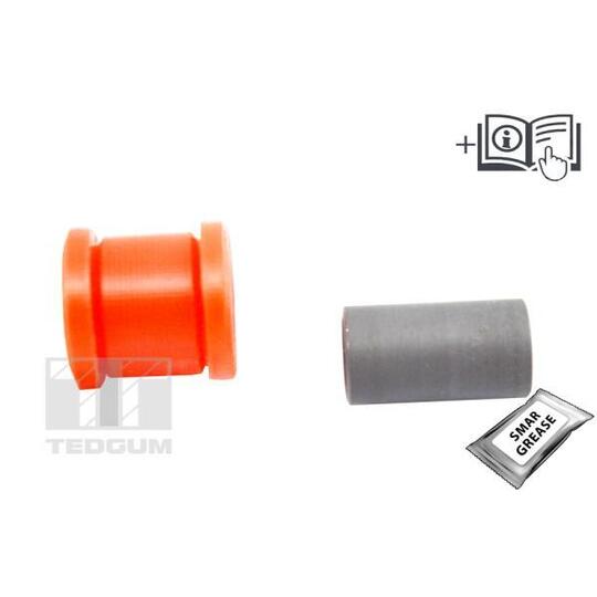 TED43586 - Mounting, shock absorbers 