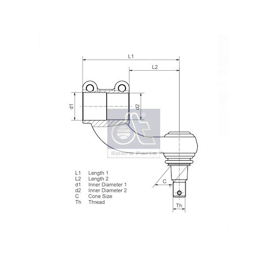 1.16331 - Ball Head, gearshift linkage 