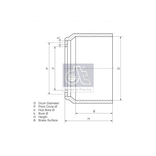 1.18707 - Brake Drum 