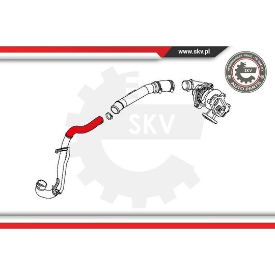 24SKV129 - Charger Air Hose 