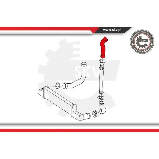 24SKV137 - Charger Air Hose 