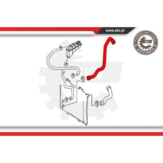 24SKV294 - Radiator Hose 