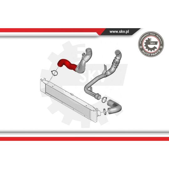 24SKV558 - Charger Air Hose 