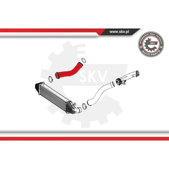 24SKV625 - Charger Air Hose 