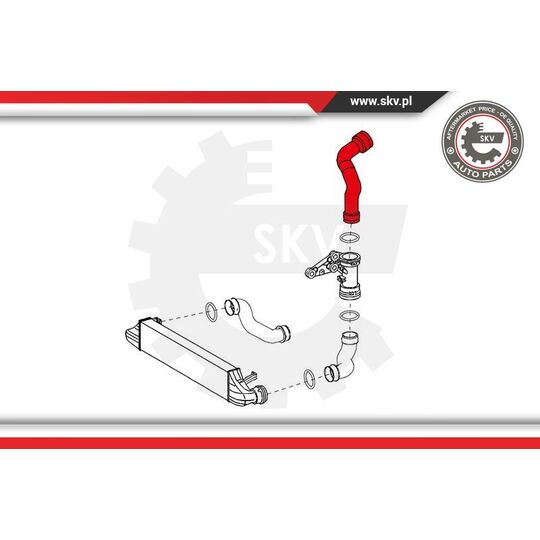 24SKV692 - Charger Air Hose 