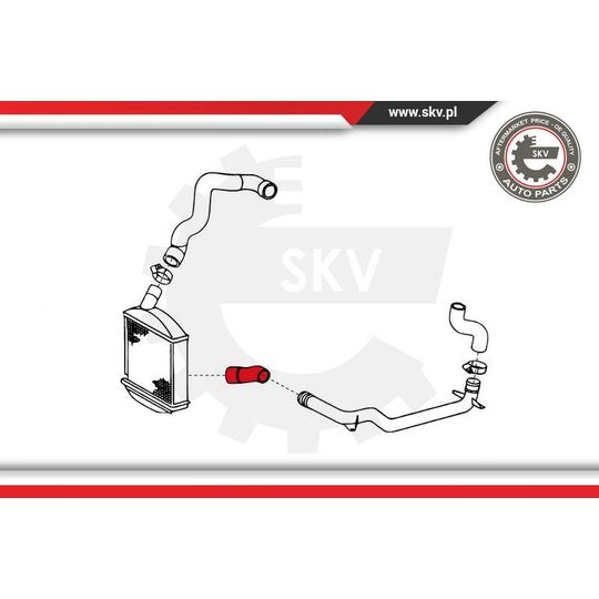 24SKV744 - Charger Air Hose 