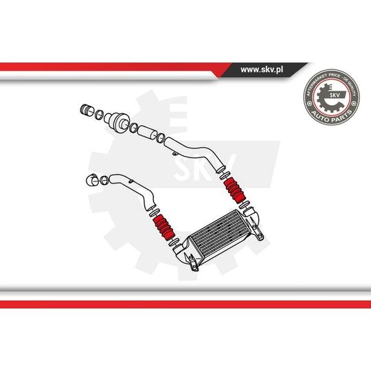 24SKV759 - Charger Air Hose 