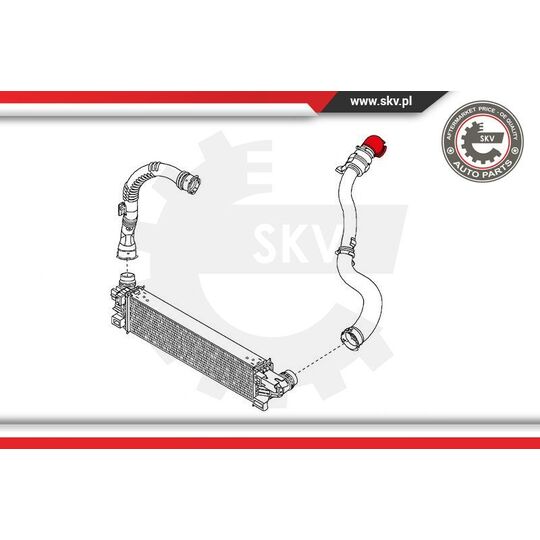 24SKV797 - Charger Air Hose 