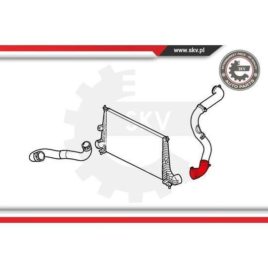 24SKV813 - Charger Air Hose 