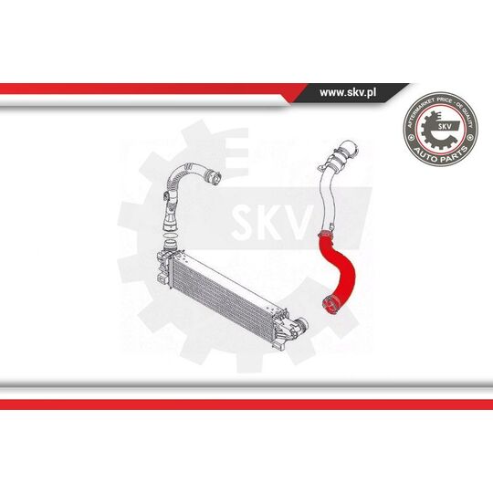 24SKV796 - Charger Air Hose 