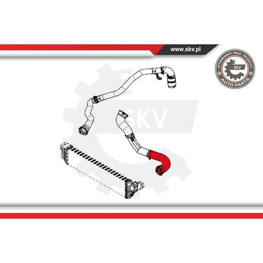 24SKV863 - Charger Air Hose 