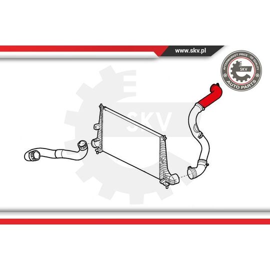 24SKV869 - Charger Air Hose 