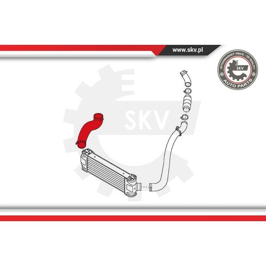24SKV919 - Charger Air Hose 