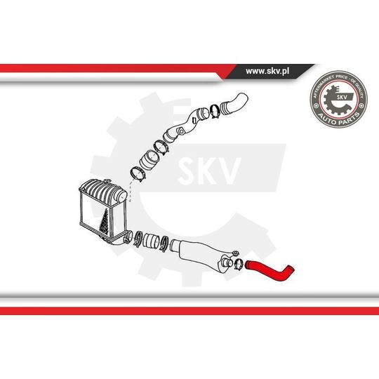 24SKV924 - Charger Air Hose 